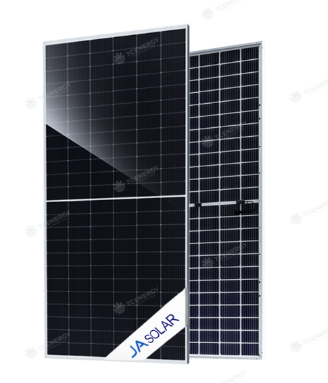Tấm Pin Năng Lượng Mặt Trời JA Solar 610W Ntype 2 Mặt Kính